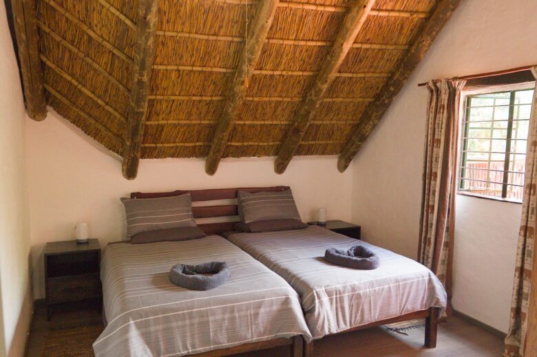 Upstairs double bedroom at Mountain Lodge